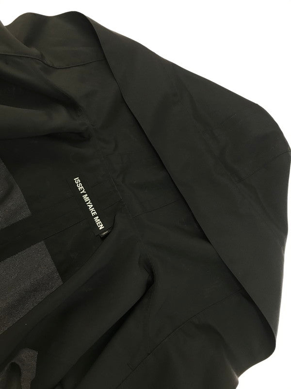 【中古品】【メンズ】 ISSEY MIYAKE MEN PONCHO COAT ME08-FC042 ポンチョコート ライトアウター 140-250502-hi-36-tag サイズ：1 カラー：ブラック 万代Net店