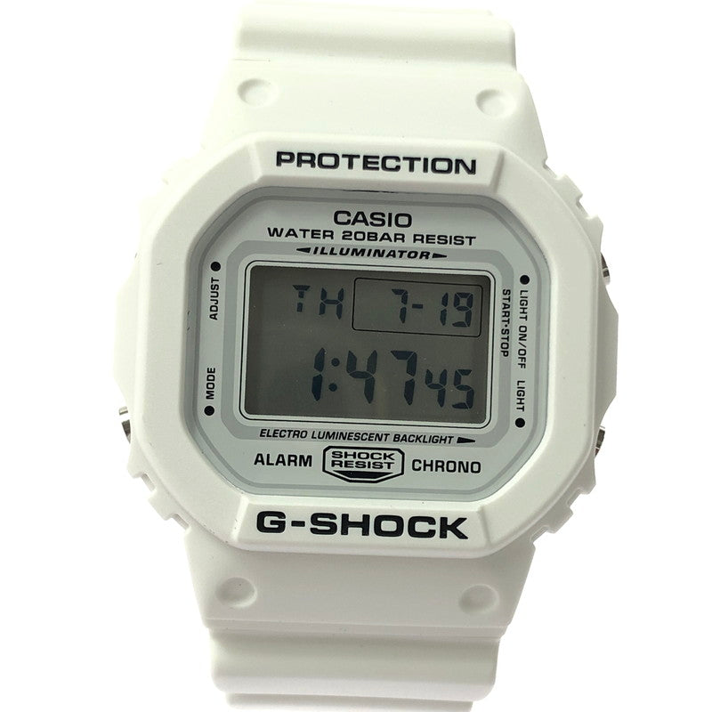 【中古美品】【メンズ】 G-SHOCK ジーショック DIGITAL DW-5600MW-7DR デジタル クォーツ 腕時計 196-260620-ty-03-tagh カラー：ホワイト 万代Net店