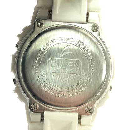 【中古美品】【メンズ】 G-SHOCK ジーショック DIGITAL DW-5600MW-7DR デジタル クォーツ 腕時計 196-260620-ty-03-tagh カラー：ホワイト 万代Net店