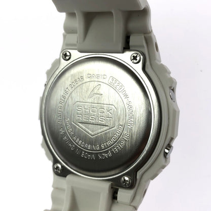 【中古美品】【メンズ】 G-SHOCK ジーショック DIGITAL DW-5600MW-7DR デジタル クォーツ 腕時計 196-260620-ty-03-tagh カラー：ホワイト 万代Net店