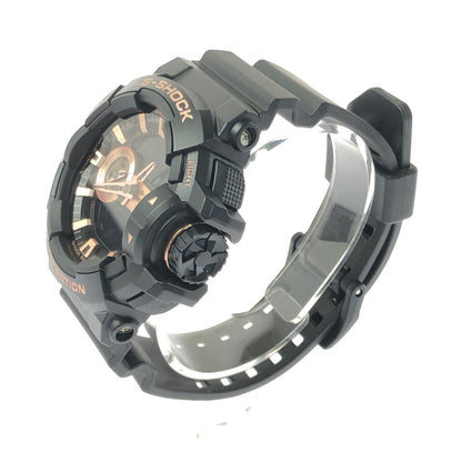 【中古美品】【メンズ】 G-SHOCK ジーショック ANALOG DIGITAL GA-400 SERIES GA-400GB-1A4DR アナログ デジタル クォーツ 腕時計 196-260620-ty-08-tagh カラー：ブラック/ローズゴールド 万代Net店