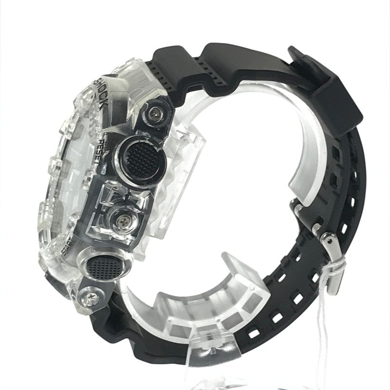 【中古美品】【メンズ】 G-SHOCK ジーショック GA-700 SERIES GA-700SKC-1ADR アナログ デジタル クォーツ 腕時計 アクセサリー 196-260620-rt-09-tagh カラー：ブラック/クリア 万代Net店