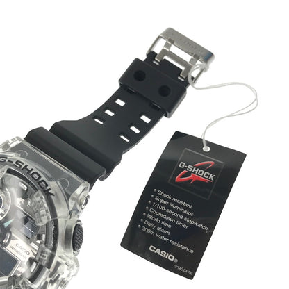 【中古美品】【メンズ】 G-SHOCK ジーショック GA-700 SERIES GA-700SKC-1ADR アナログ デジタル クォーツ 腕時計 アクセサリー 196-260620-rt-09-tagh カラー：ブラック/クリア 万代Net店