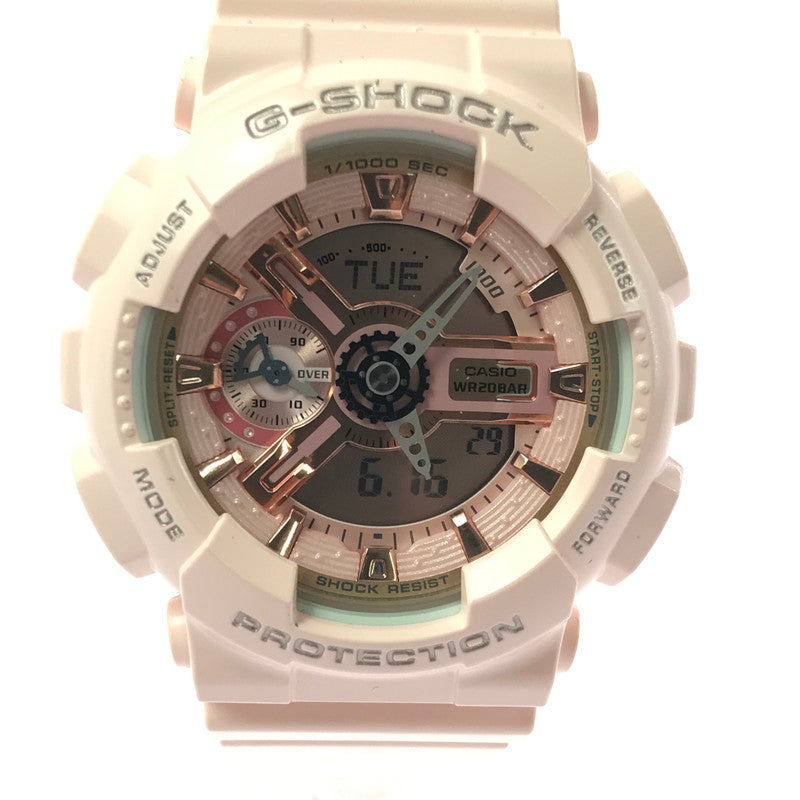 【中古美品】【メンズ】 G-SHOCK ジーショック GMA-S110MP-4A1 アナログ デジタル クォーツ 腕時計 196-260617-rt-04-tagh カラー：ピンク 万代Net店