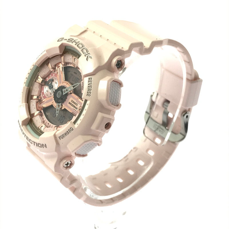 【中古美品】【メンズ】 G-SHOCK ジーショック GMA-S110MP-4A1 アナログ デジタル クォーツ 腕時計 196-260617-rt-04-tagh カラー：ピンク 万代Net店