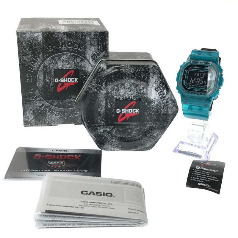 【中古美品】【メンズ】 G-SHOCK ジーショック 5600 SERIES DW-B5600G-2DR デジタル クォーツ 腕時計 アクセサリー 196-260620-rt-06-tagh カラー：ブルー 万代Net店