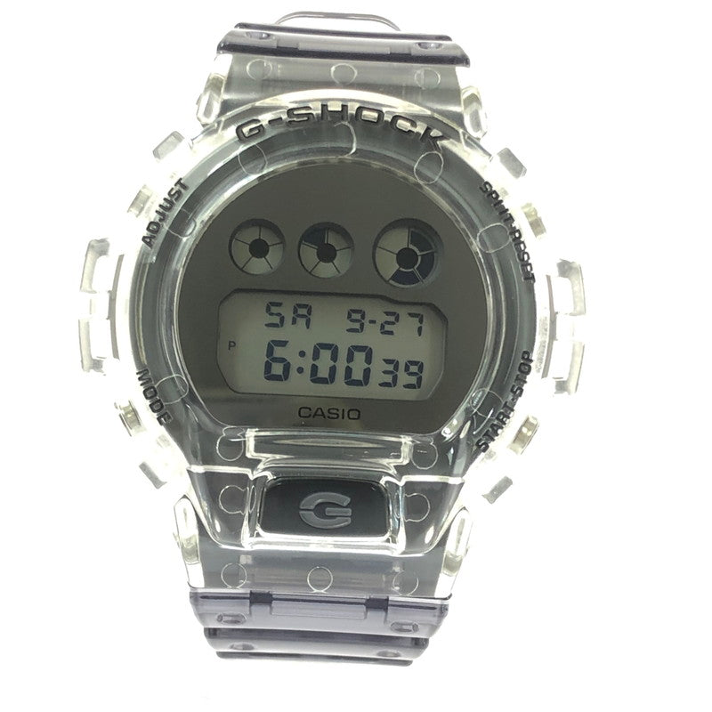 【中古美品】【メンズ】 G-SHOCK ジーショック DIGITAL DW-6900SK-1DR デジタル クォーツ 腕時計 196-260620-ty-05-tagh カラー：クリアスケルトン 万代Net店