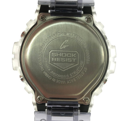 【中古美品】【メンズ】 G-SHOCK ジーショック DIGITAL DW-6900SK-1DR デジタル クォーツ 腕時計 196-260620-ty-05-tagh カラー：クリアスケルトン 万代Net店