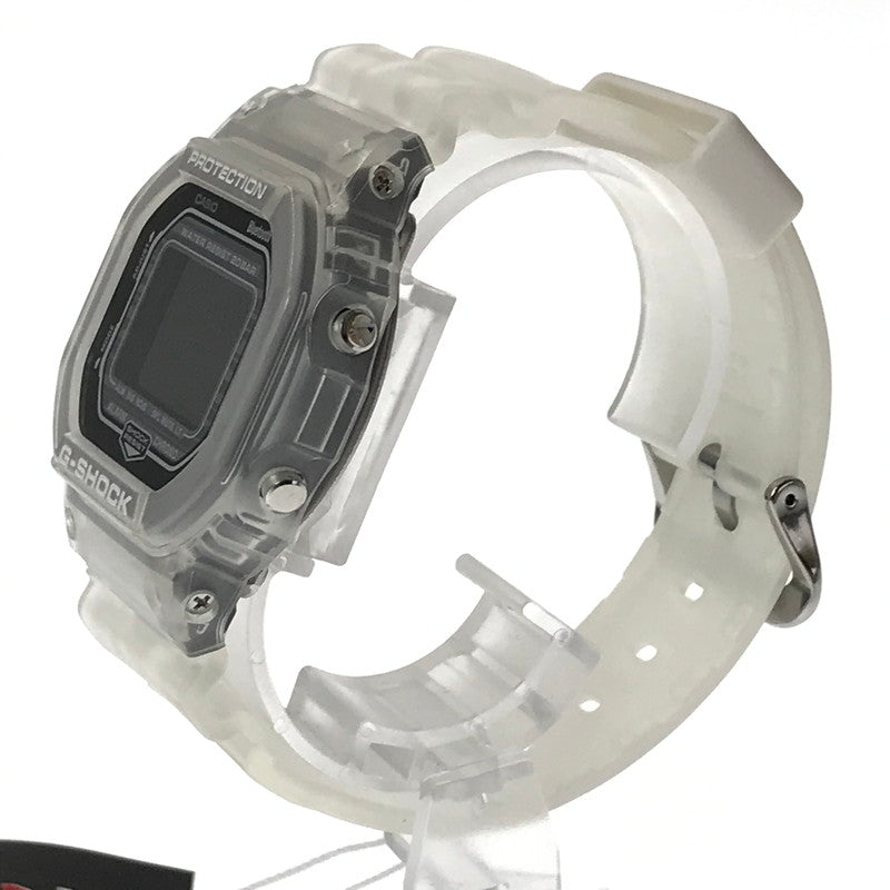 【中古美品】【メンズ】 G-SHOCK ジーショック 5600 SERIES DW-B5600G-7 デジタル クォーツ 腕時計 アクセサリー 196-260620-rt-08-tagh カラー：クリア/ホワイト 万代Net店