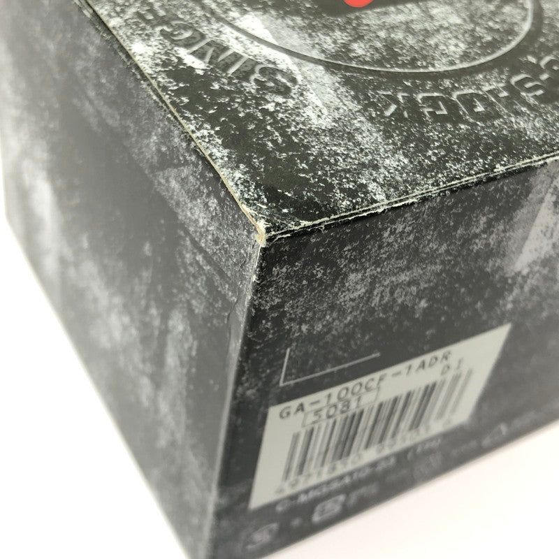 【中古美品】【メンズ】 G-SHOCK ジーショック GA-100 SERIES GA-100CF-1ADR アナログ デジタル クォーツ 腕時計 アクセサリー 196-260618-rt-17-tagh カラー：ブラック 万代Net店