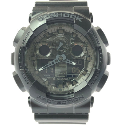 【中古美品】【メンズ】 G-SHOCK ジーショック GA-100 SERIES GA-100CF-1ADR アナログ デジタル クォーツ 腕時計 アクセサリー 196-260618-rt-17-tagh カラー：ブラック 万代Net店