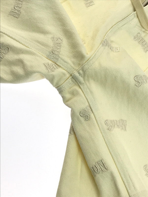 【中古品】【メンズ】 S.W.U.N エスダブリューユーエヌ ORIGINAL EMBROIDERED SHORT PANTS オリジナル刺繍 ショートパンツ ロゴ ショーツ ハーフパンツ 153-250502-hi-39-tag サイズ：M カラー：オフホワイト 万代Net店