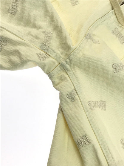 【中古品】【メンズ】 S.W.U.N エスダブリューユーエヌ ORIGINAL EMBROIDERED SHORT PANTS オリジナル刺繍 ショートパンツ ロゴ ショーツ ハーフパンツ 153-250502-hi-39-tag サイズ：M カラー：オフホワイト 万代Net店