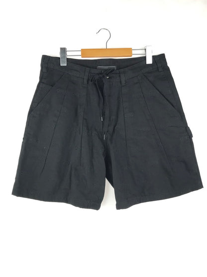 【中古品】【メンズ】 S.W.U.N エスダブリューユーエヌ ORIGINAL EMBROIDERED SHORT PANTS オリジナル刺繍 ショートパンツ ロゴ ショーツ ハーフパンツ 153-250502-hi-40-tag サイズ：M カラー：ブラック 万代Net店