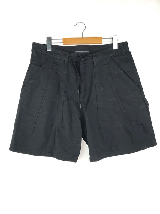 【中古品】【メンズ】 S.W.U.N エスダブリューユーエヌ ORIGINAL EMBROIDERED SHORT PANTS オリジナル刺繍 ショートパンツ ロゴ ショーツ ハーフパンツ 153-250502-hi-40-tag サイズ：M カラー：ブラック 万代Net店