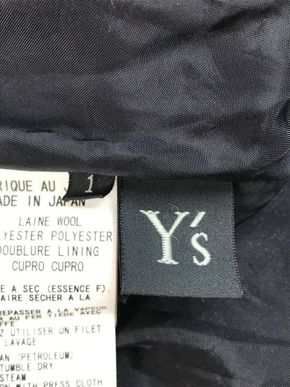 【中古品】【レディース】 Y's ワイズ CHECK PANTS YY-P20-125 チェックパンツ 168-250504-na-10-tag サイズ：1 カラー：ブラック 万代Net店