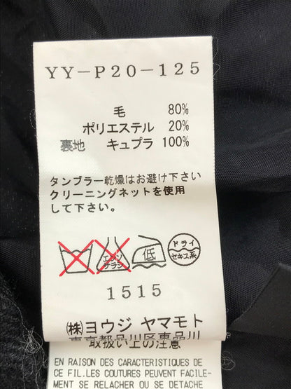 【中古品】【レディース】 Y's ワイズ CHECK PANTS YY-P20-125 チェックパンツ 168-250504-na-10-tag サイズ：1 カラー：ブラック 万代Net店