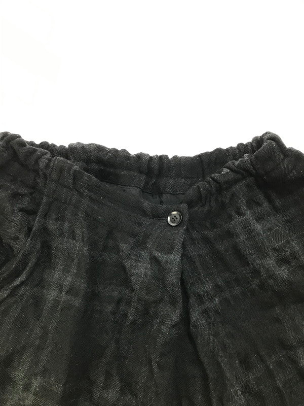 【中古品】【レディース】 Y's ワイズ CHECK PANTS YY-P20-125 チェックパンツ 168-250504-na-10-tag サイズ：1 カラー：ブラック 万代Net店