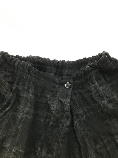 【中古品】【レディース】 Y's ワイズ CHECK PANTS YY-P20-125 チェックパンツ 168-250504-na-10-tag サイズ：1 カラー：ブラック 万代Net店