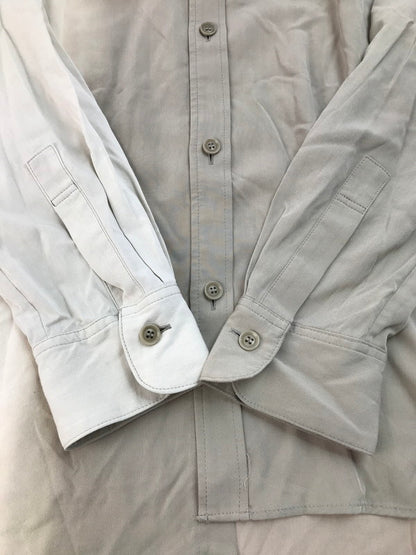 【中古品】【レディース】 Y's ワイズ RAYON SHIRT YD-B13-210 レーヨンシャツ 長袖シャツ 168-250504-na-09-tag サイズ：1 カラー：ホワイト/ベージュ 万代Net店