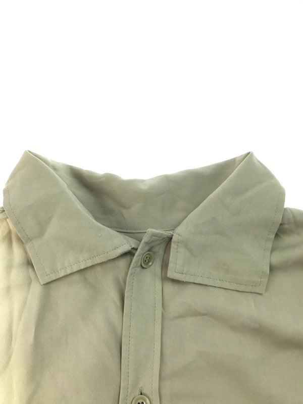 【中古品】【レディース】 Y's ワイズ RAYON SHIRT YD-B13-210 レーヨンシャツ 長袖シャツ 168-250504-na-09-tag サイズ：1 カラー：ホワイト/ベージュ 万代Net店