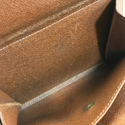 【現状渡し品】【レディース】 LOUIS VUITTON ルイ・ヴィトン モノグラム ポルトトレゾール エテュイ パピエ 03年 フランス製 ショートウォレット 三つ折り財布 179-250513-yy-17-tag カラー：ブラウン 万代Net店