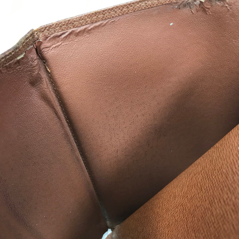 【現状渡し品】【レディース】 LOUIS VUITTON ルイ・ヴィトン モノグラム ポルトトレゾール エテュイ パピエ 03年 フランス製 ショートウォレット 三つ折り財布 179-250513-yy-17-tag カラー：ブラウン 万代Net店