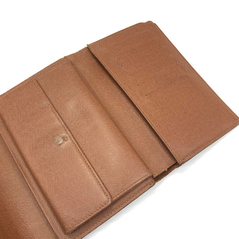 【現状渡し品】【レディース】 LOUIS VUITTON ルイ・ヴィトン モノグラム ポルトトレゾール エテュイ パピエ 03年 フランス製 ショートウォレット 三つ折り財布 179-250513-yy-17-tag カラー：ブラウン 万代Net店