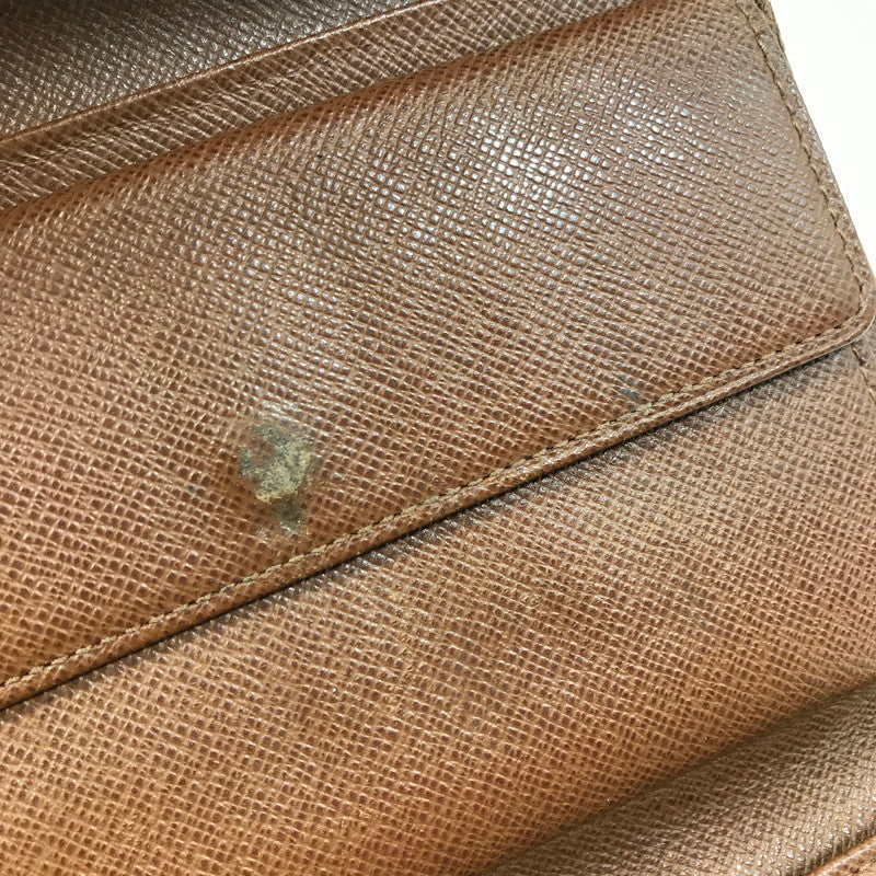 【現状渡し品】【レディース】 LOUIS VUITTON ルイ・ヴィトン モノグラム ポルトトレゾール エテュイ パピエ 03年 フランス製 ショートウォレット 三つ折り財布 179-250513-yy-17-tag カラー：ブラウン 万代Net店