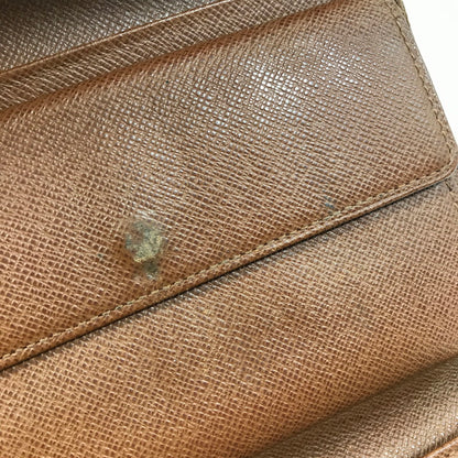 【現状渡し品】【レディース】 LOUIS VUITTON ルイ・ヴィトン モノグラム ポルトトレゾール エテュイ パピエ 03年 フランス製 ショートウォレット 三つ折り財布 179-250513-yy-17-tag カラー：ブラウン 万代Net店