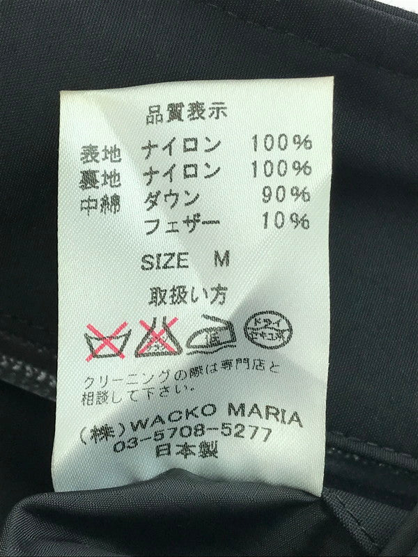【中古品】【メンズ】 WACKO MARIA ワコマリア DOWN VEST ダウンベスト ライトアウター 142-250514-hi-02-tag サイズ：M カラー：ブラック 万代Net店