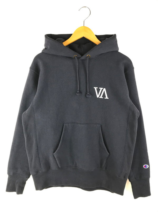 【中古品】【メンズ】 Champion チャンピオン × VARIOUS ARTISTS ヴァリアス アーティスト 別注 コラボ SWEAT HOODIE C8-Z111 スウェットフーディー パーカー トップス 142-250507-yy-07-tag サイズ：L カラー：ネイビー 万代Net店