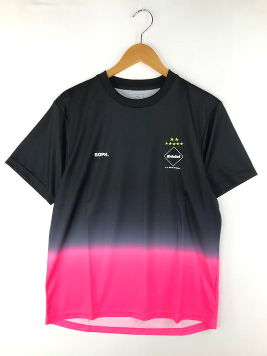 【中古美品】【メンズ】 F.C.REAL BRISTOL エフシーレアルブリストル S/S GRADATION PRE MATCH TOP FCRB-230143 グラデーション マッチ トップ Tシャツ 半袖Tシャツ 142-250504-na-07-tag サイズ：M カラー：ブラック/ピンク 万代Net店