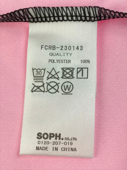 【中古美品】【メンズ】 F.C.REAL BRISTOL エフシーレアルブリストル S/S GRADATION PRE MATCH TOP FCRB-230143 グラデーション マッチ トップ Tシャツ 半袖Tシャツ 142-250504-na-07-tag サイズ：M カラー：ブラック/ピンク 万代Net店