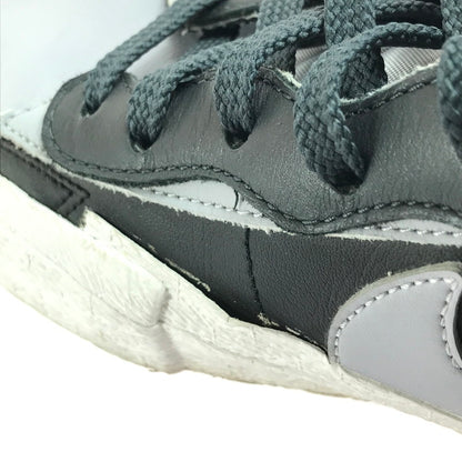 【現状渡し品】【メンズ】 NIKE ナイキ × SACAI サカイ コラボ BLAZER MID BV0072-002 ブレーザー MID スニーカー 靴 160-250512-hi-08-tag サイズ：27cm US 9 カラー：BLACK/WOLF GREY-WHITE 万代Net店