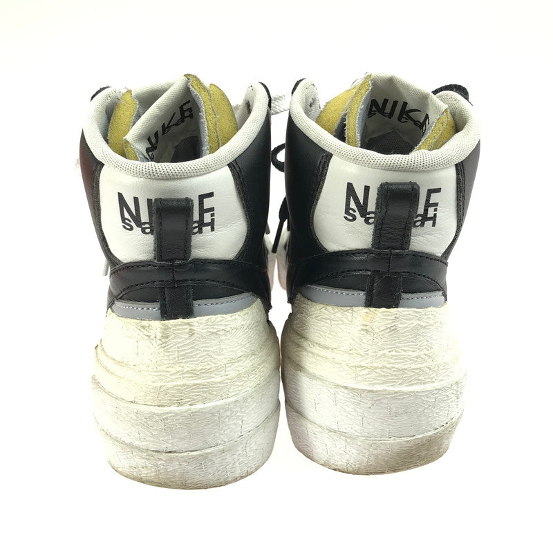 【現状渡し品】【メンズ】 NIKE ナイキ × SACAI サカイ コラボ BLAZER MID BV0072-002 ブレーザー MID スニーカー 靴 160-250512-hi-08-tag サイズ：27cm US 9 カラー：BLACK/WOLF GREY-WHITE 万代Net店
