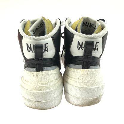 【現状渡し品】【メンズ】 NIKE ナイキ × SACAI サカイ コラボ BLAZER MID BV0072-002 ブレーザー MID スニーカー 靴 160-250512-hi-08-tag サイズ：27cm US 9 カラー：BLACK/WOLF GREY-WHITE 万代Net店
