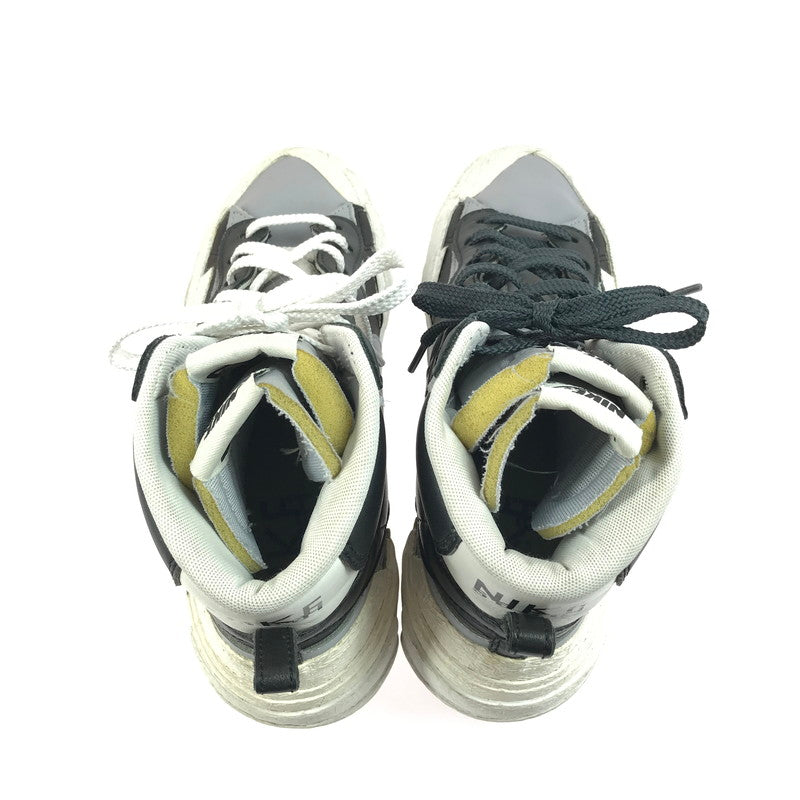 【現状渡し品】【メンズ】 NIKE ナイキ × SACAI サカイ コラボ BLAZER MID BV0072-002 ブレーザー MID スニーカー 靴 160-250512-hi-08-tag サイズ：27cm US 9 カラー：BLACK/WOLF GREY-WHITE 万代Net店