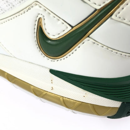 【中古美品】【メンズ】 NIKE ナイキ ZOOM LEBRON 3 QS AO2434-102 ズーム レブロン 3 クイックストライク スニーカー 靴 160-250517-na-07-tag サイズ：28cm US 10 カラー："SVSM AWAY" WHITE/DEEP FOREST 万代Net店