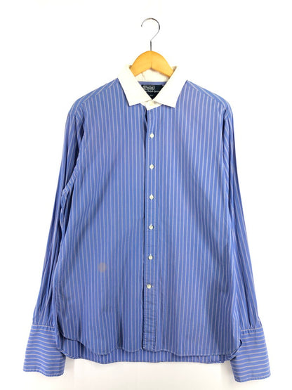 【中古品】【メンズ】 ESTATE STRIPE SHIRT エステート ストライプ シャツ 146-260411-rt-24-tag カラー：ブルー系 万代Net店