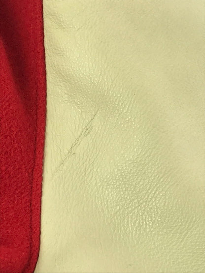 【中古品】【メンズ】 GOLDEN BEAR ゴールデンベア 90's WOOL STADIUM JACKET 90年代 ウール スタジアム ジャケット アウター 146-260904-rt-08-tagh サイズ：M カラー：レッド/ベージュ 万代Net店