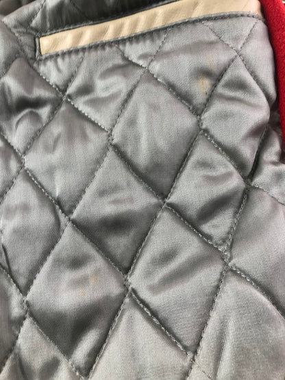 【中古品】【メンズ】 GOLDEN BEAR ゴールデンベア 90's WOOL STADIUM JACKET 90年代 ウール スタジアム ジャケット アウター 146-260904-rt-08-tagh サイズ：M カラー：レッド/ベージュ 万代Net店