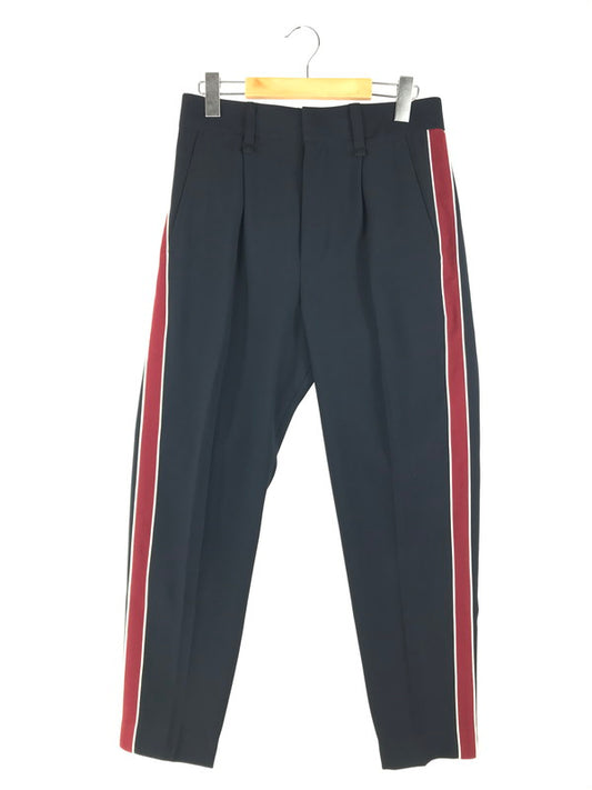 【中古品】【メンズ】 VISSOCE KARSEY SIDELINE SL 478107 サイドライン ワイドスラックス 151-250510-hi-08-tag サイズ：1 カラー：ネイビー 万代Net店