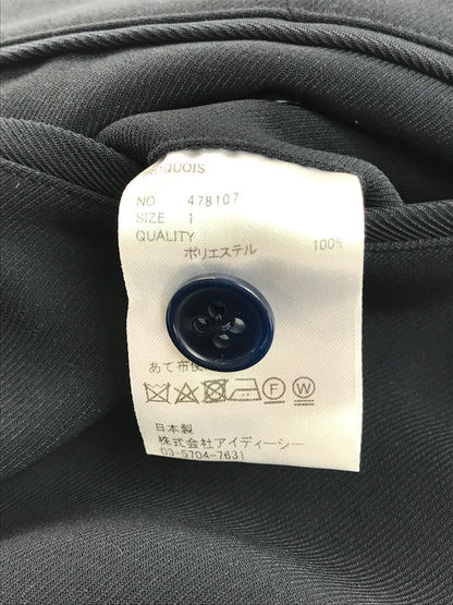 【中古品】【メンズ】 VISSOCE KARSEY SIDELINE SL 478107 サイドライン ワイドスラックス 151-250510-hi-08-tag サイズ：1 カラー：ネイビー 万代Net店