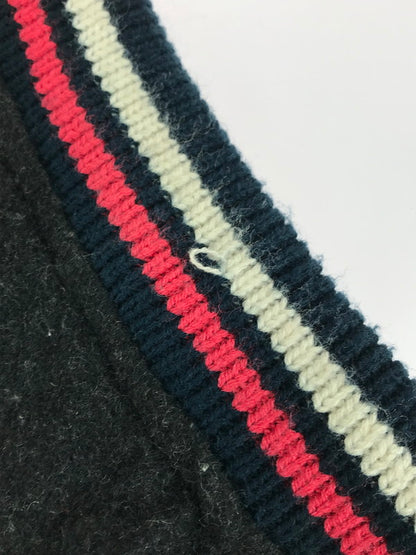 【中古品】【メンズ】 NUTMEG BY CAMPRI ナツメグ バイ カンプリ 90's CHICAGOBULLS WOLL STADIUM JACKET 90年代 シカゴブルズ 刺繡 ウールスタジアムジャケット 146-250927-rt-07-tag サイズ：L カラー：ブラック 万代Net店