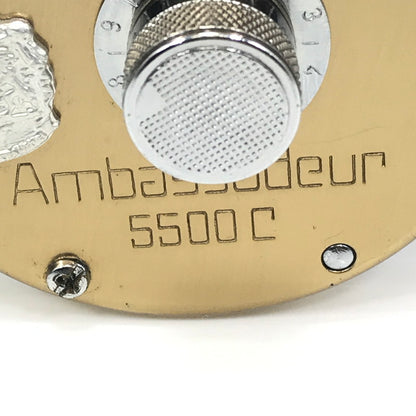 【中古品】AbuGarcia アブガルシア AMBASSADEUR 5500C クラシックゴールド アンバサダー 右ハンドル ベイトリール 釣り 釣り具等 釣り具 134-250818-rt-03-tag 万代Net店