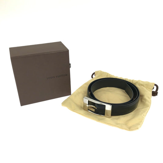 【中古品】【メンズ】 LOUIS VUITTON ルイ・ヴィトン サンチュール ミラージュ M9831 ベルト 服飾小物 179-250518-hi-09-tag サイズ：90/36 カラー：ブラック 万代Net店