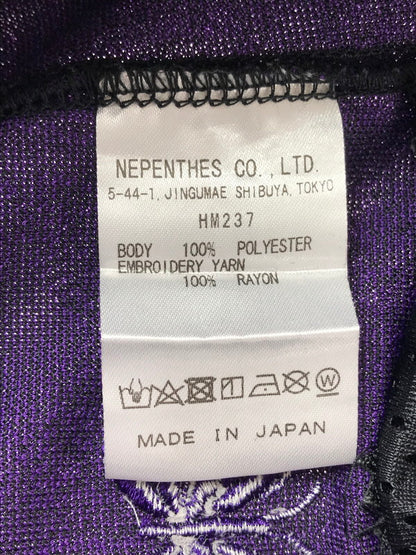 【中古品】【メンズ】 NEEDLES ニードルス TRACK PANTS HM237 総柄 トラックパンツ ボトムス 151-260523-rt-06-tagh サイズ：S カラー：パープル 万代Net店