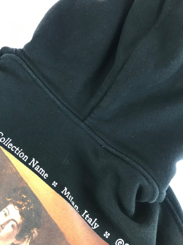 【中古品】【メンズ】 CARAVAGGIO LUTE OVER HOODIE OMBB037F21FLE009 カラヴァッジョ リュート オーバー フーディー 142-250914-rt-10-tag サイズ：XS カラー：ブラック 万代Net店