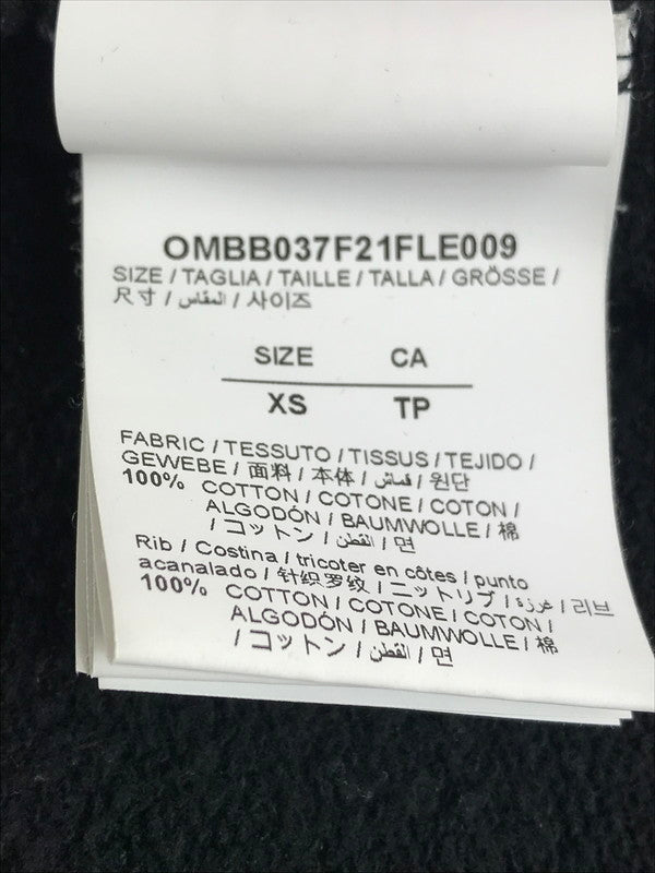 【中古品】【メンズ】 CARAVAGGIO LUTE OVER HOODIE OMBB037F21FLE009 カラヴァッジョ リュート オーバー フーディー 142-250914-rt-10-tag サイズ：XS カラー：ブラック 万代Net店